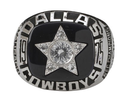 1975 Dallas Cowboys NFC Championship Salesmans Sample Ring - Roger Staubach